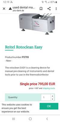 Rotoclean Easy Reitel uz stomatologic/medical