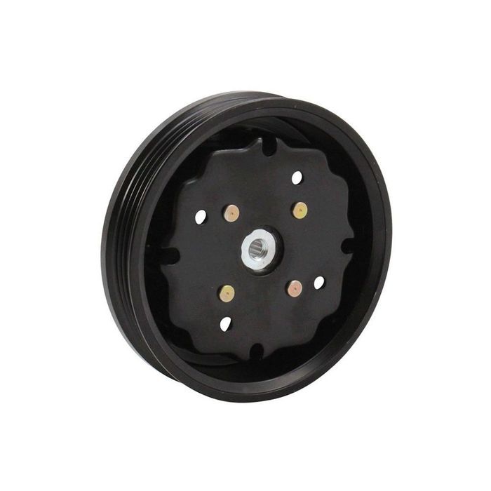Ambreiaj compresor aer conditionat, fulie AC Audi A4 (B6) 2000-2004; A6 (C5) 1997-2004, motor 1.9 TDI rulment 35x52x22, diam. fulie 114mm, compresor tip 7SEU16C 4 nervuri