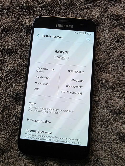 Samsung S7 - black / Gold -