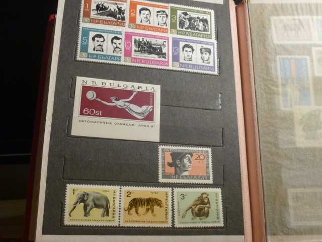 Пощенски марки - България, колекция от серии и блокове от...