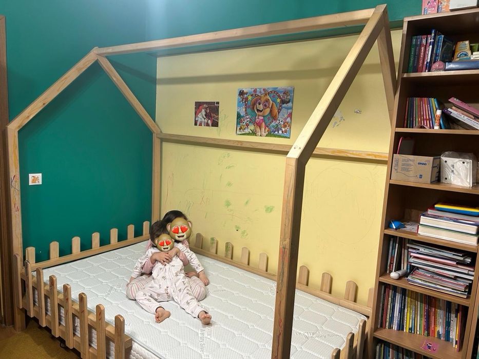 Cadru de pat Montessori cu saltea Dormeo