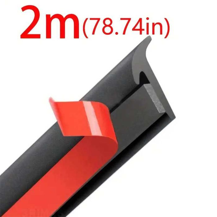 Гумено уплътнение за калници на кола, автомобил, дължина 2 метра