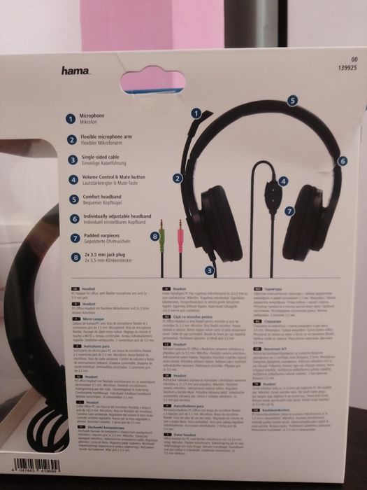 Vând căști noi, doar am desfacut cutia. 80 lei negociabil.