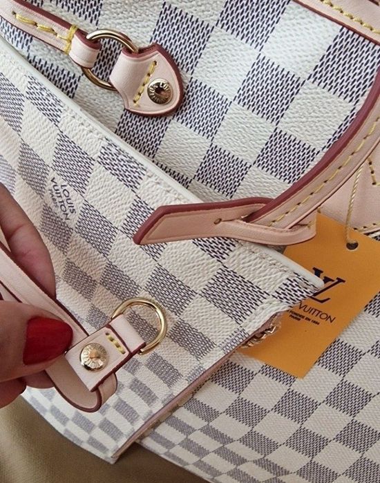 Geanta damă LV Neverfull,piele naturala/France/card,certificat,saculet