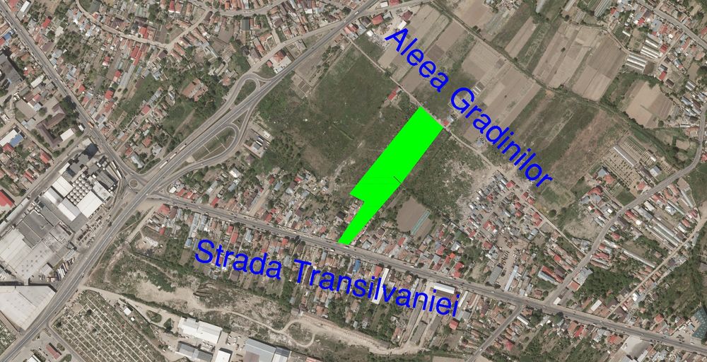 Teren Intravilan 13008 mp, două deschideri, mun. Buzău