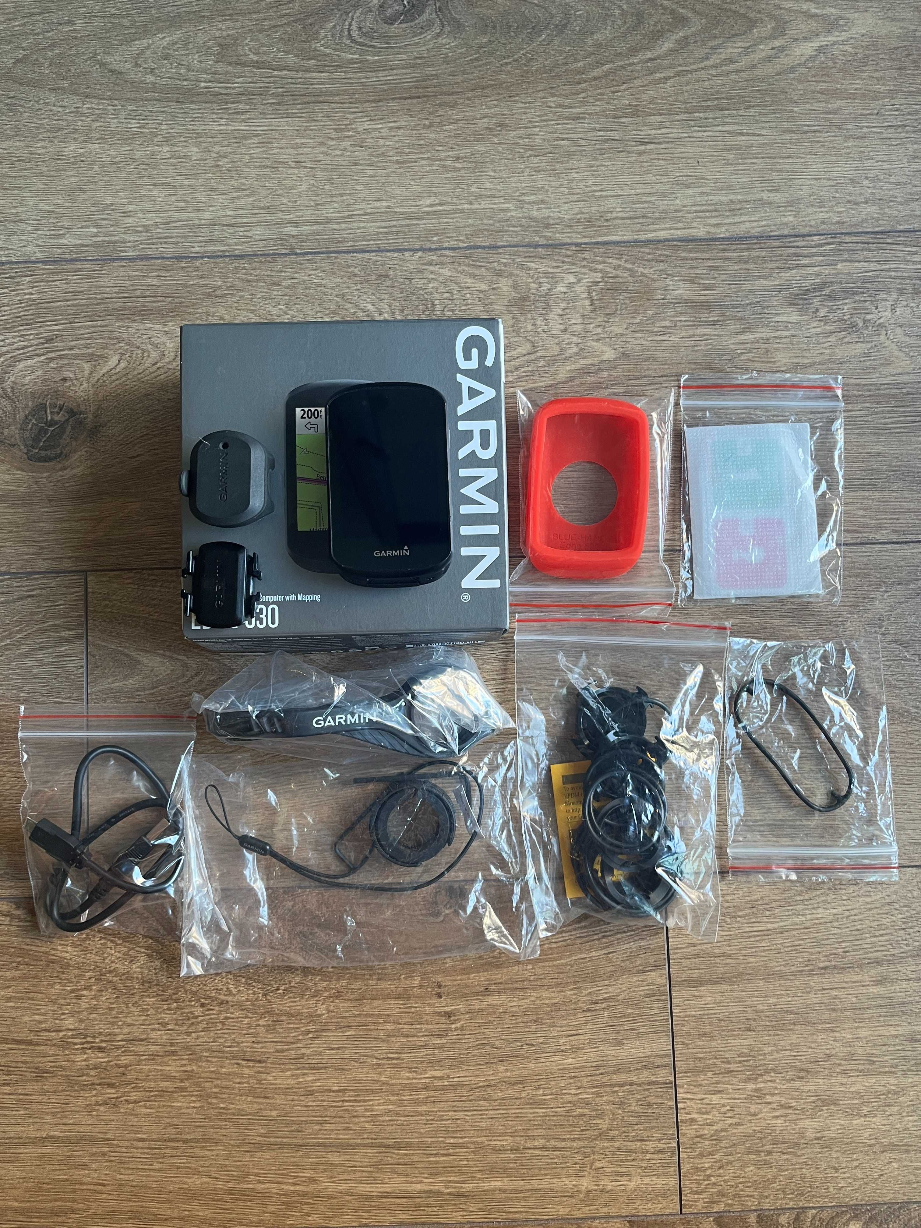 Garmin Edge 530 + сензори за каданс и скорост + кейс и протектор