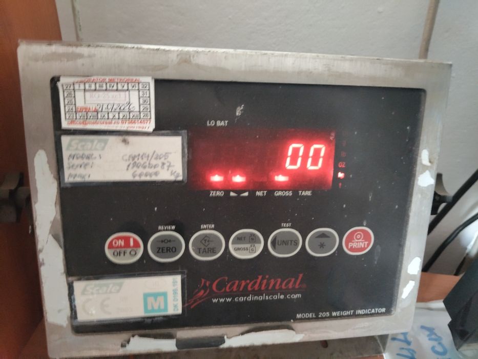 Cântar auto metalic 60 tone cu rămpi metalice relocabil