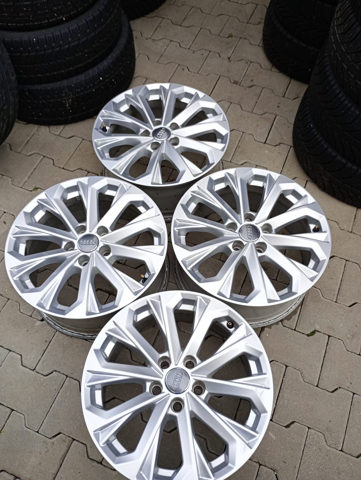 4jante aliaj 5x112 R17 originale audi A4 B9.b8 A3 Q5 A5 A6