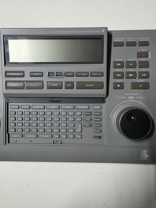Sony sr e700 editor controler.