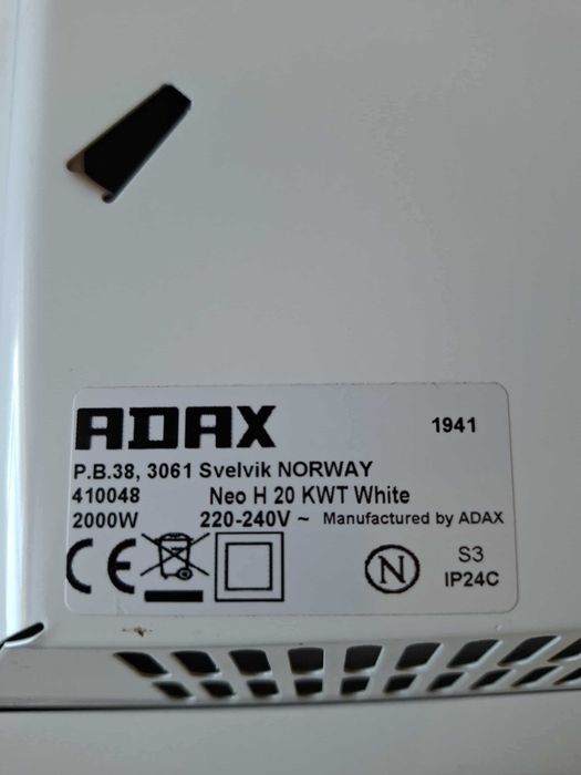 Конвекторна печка ADAX NEO WIFI H20KWT \ 2000W