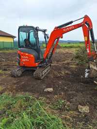 Închiriez miniexcavator 2,7 t si basculantă 3,5 t de închirat