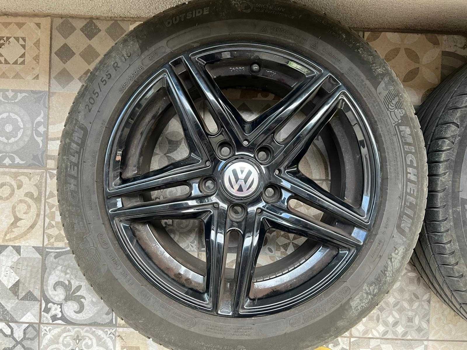 Jante aliaj R16 VW cu anvelope vara Michelin 205/55