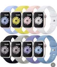 Curea Direct Colorata Double Metal Compatibila Ceas Apple Watch