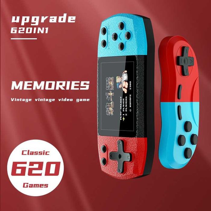 2022 Джобна игра играчка с 620 вградени игри конзола nintendo sega тв