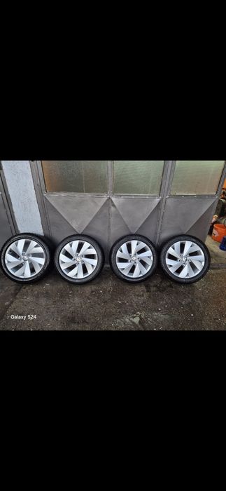 Jante vw golf cu anvelope