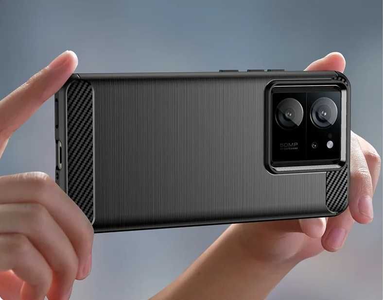 Xiaomi 13T / 13T Pro - Удароустойчив Кейс Гръб CARBON