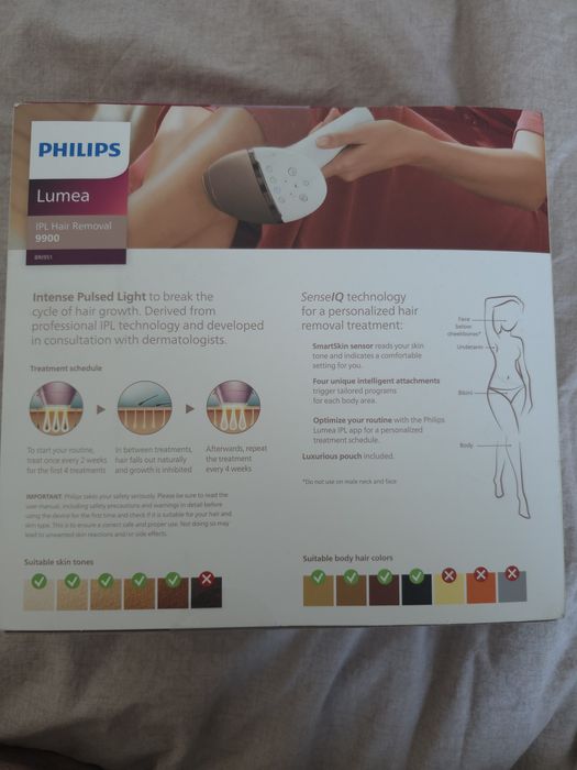 Фотоепилатор безжичен PHILIPS LUMEA BRI 951/01