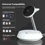 Statie incarcare(dock) WiFI Telefon(fast Charge) + Lumina - Trans GRAT