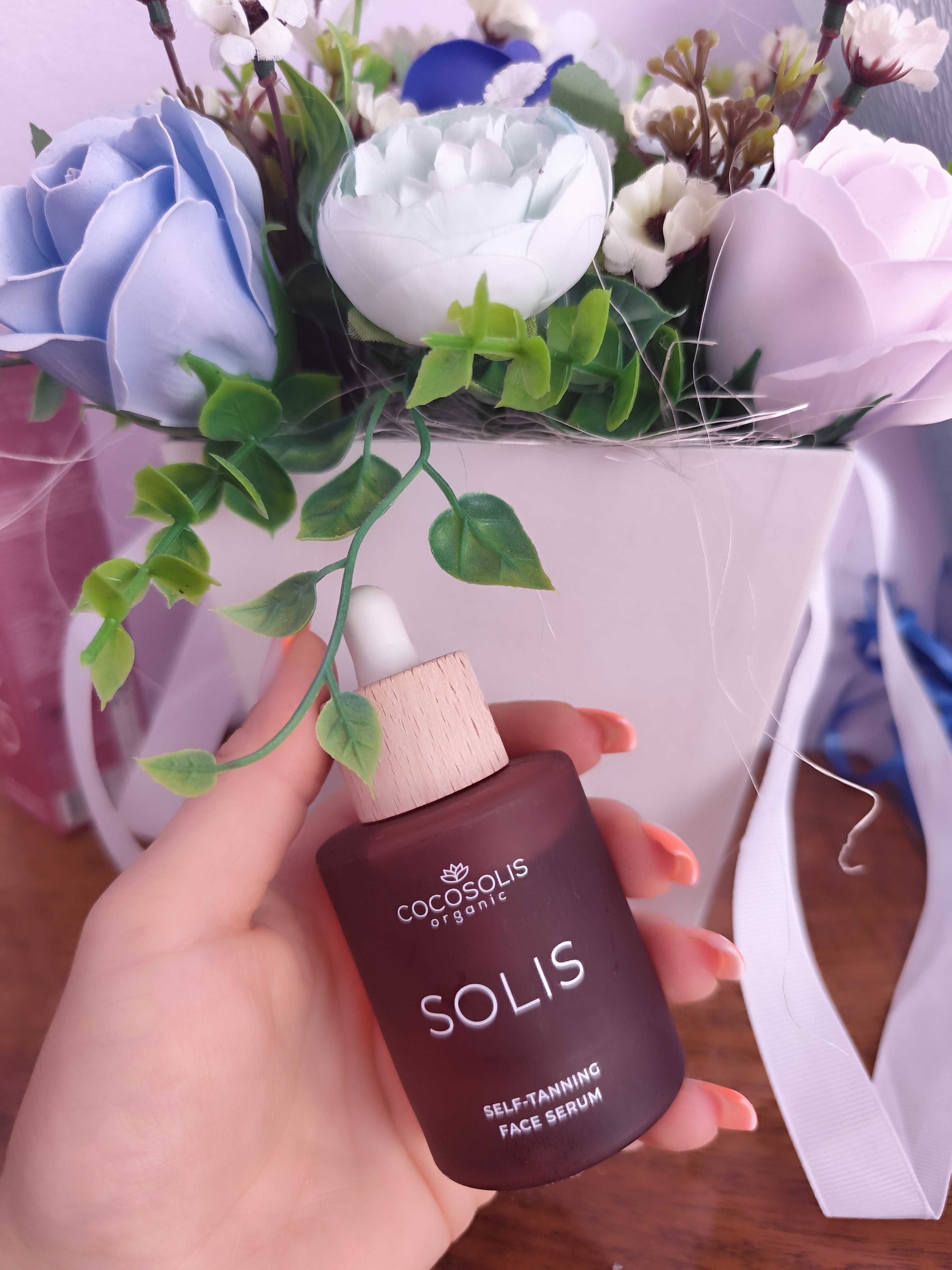 Cocosolis organic self tanning face serum