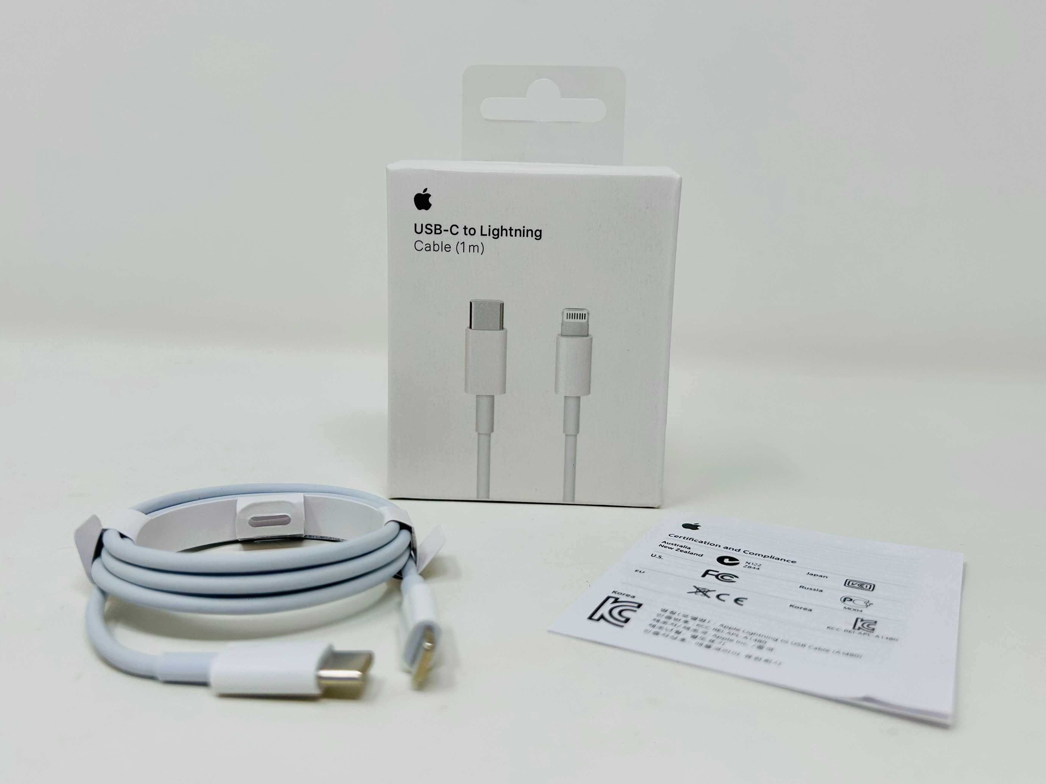 Оригинален Кабел Адаптер Зарядно USB-C to Lightning 1m за Apple iPhone