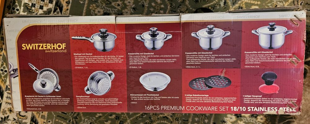 Set oale inox 16 piese Switzerhof Elveția