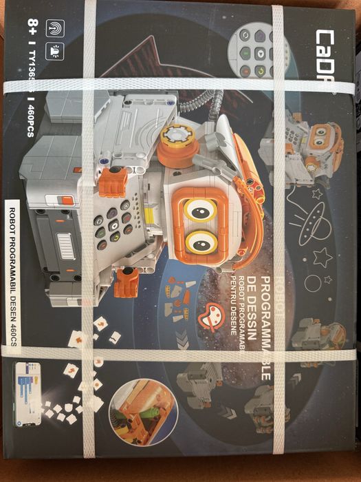 Robot de construit,programabil,de desen cu 460 de piese, copii 8 ani +