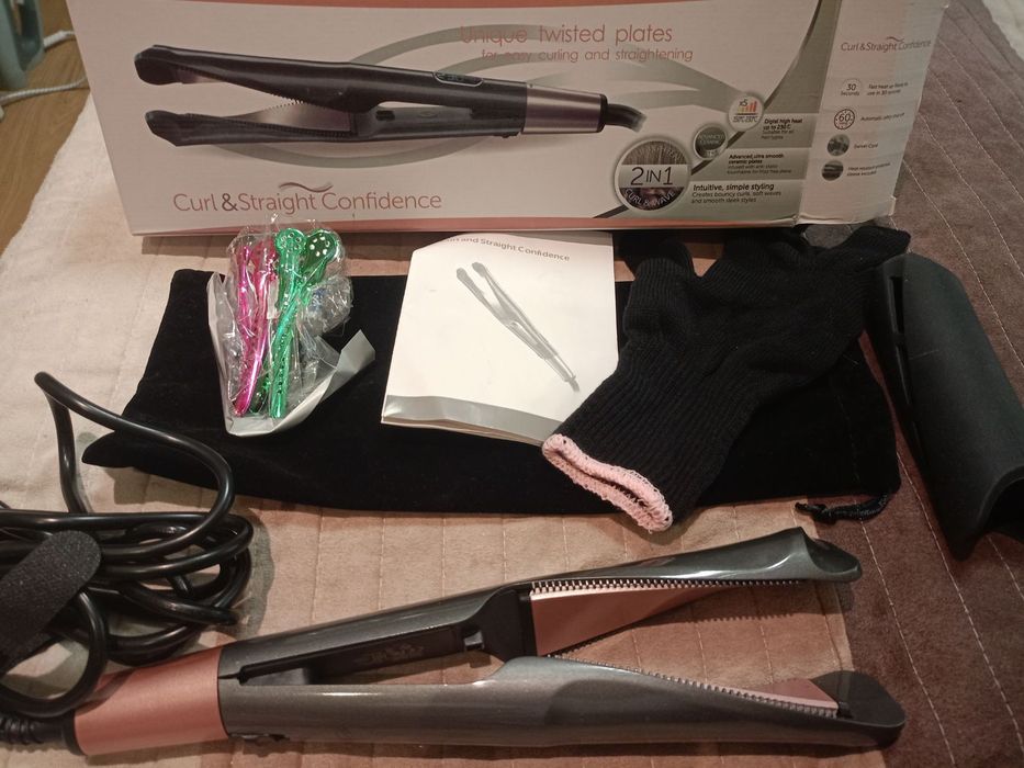 Преса за къдрене и изправяне на коса