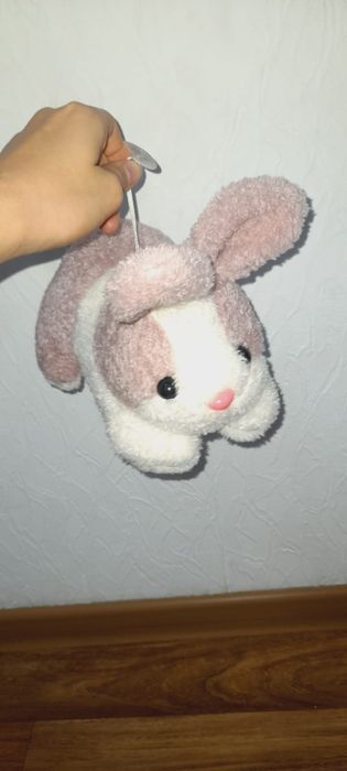 Мягкая игрушка, зайчик на подвеске