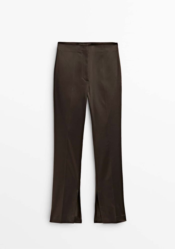 Pantaloni satinati Massimo Dutti