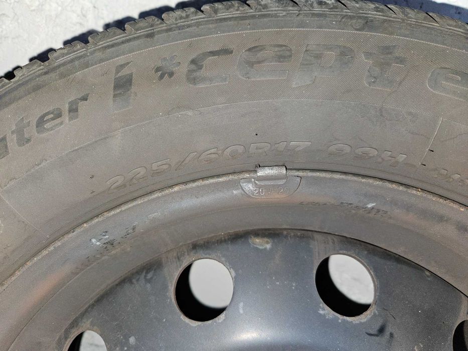 Set Jante și  Anvelope iarna Hankook 225/60 R17