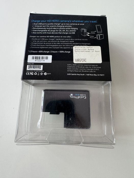 GoPro Wall Charger - Incarcator dublu USB