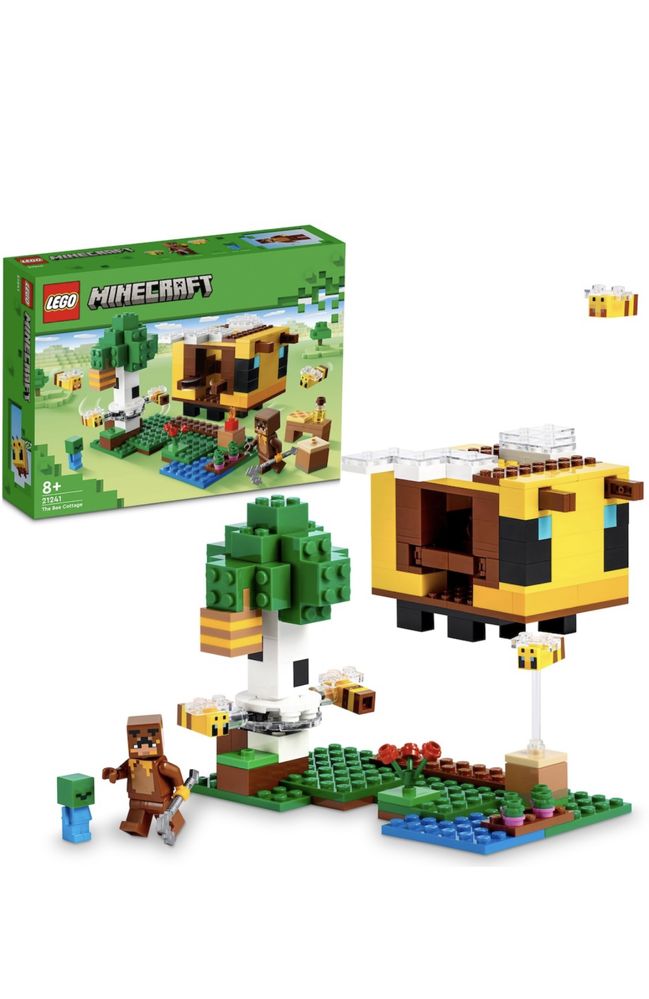 NOU sigilat LEGO® Minecraft - Casuta albinelor 21241, 254 piese
