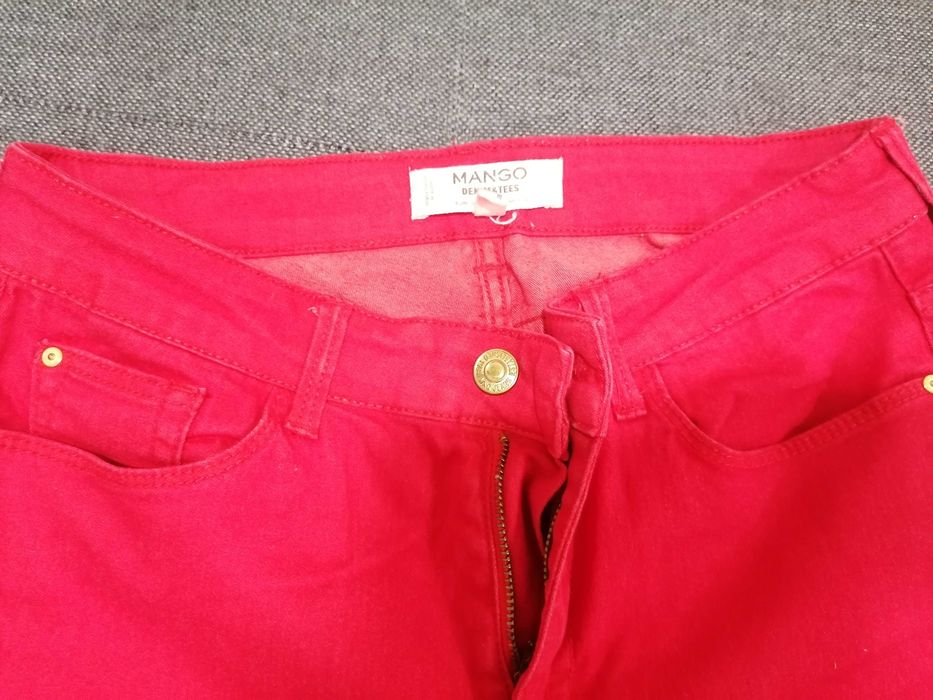 Цветни дамски дънки S размер