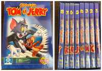 Vând DVD copii Tom și Jerry, serie completa, 8 buc, stare excelenta