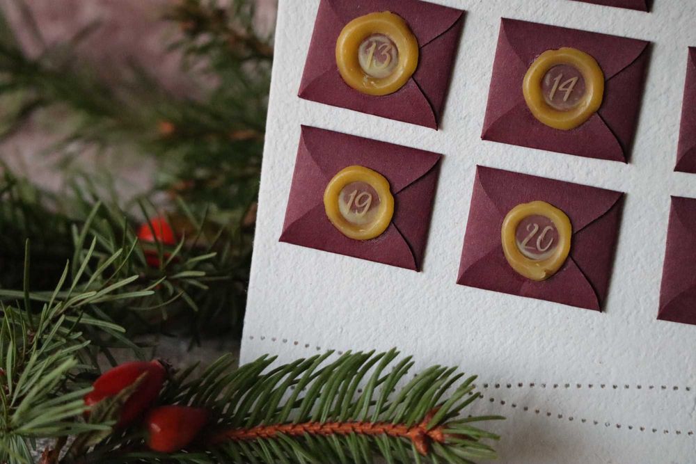 Ръчно изработен Кулинарен Коледен Календар "Брени"