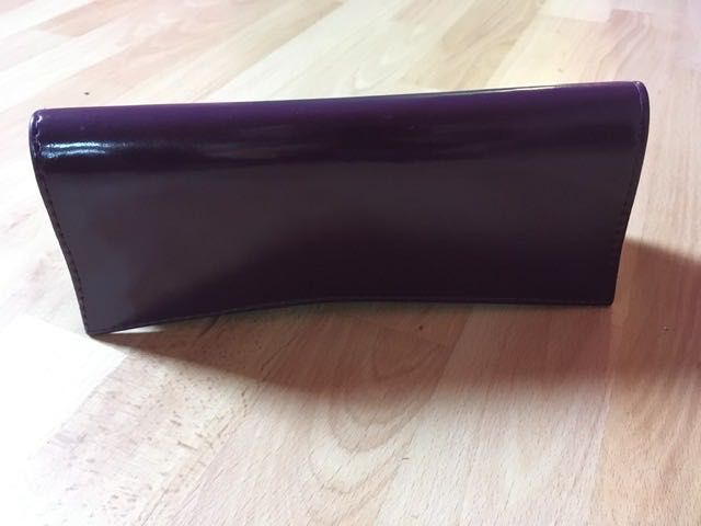 Clutch/Poșeta plic mov de zi/seara+Anticearcan Essence cadou