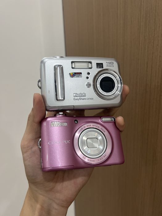 Винтажные фотоаппараты Nikon Coolpix, Kodak Easyshare