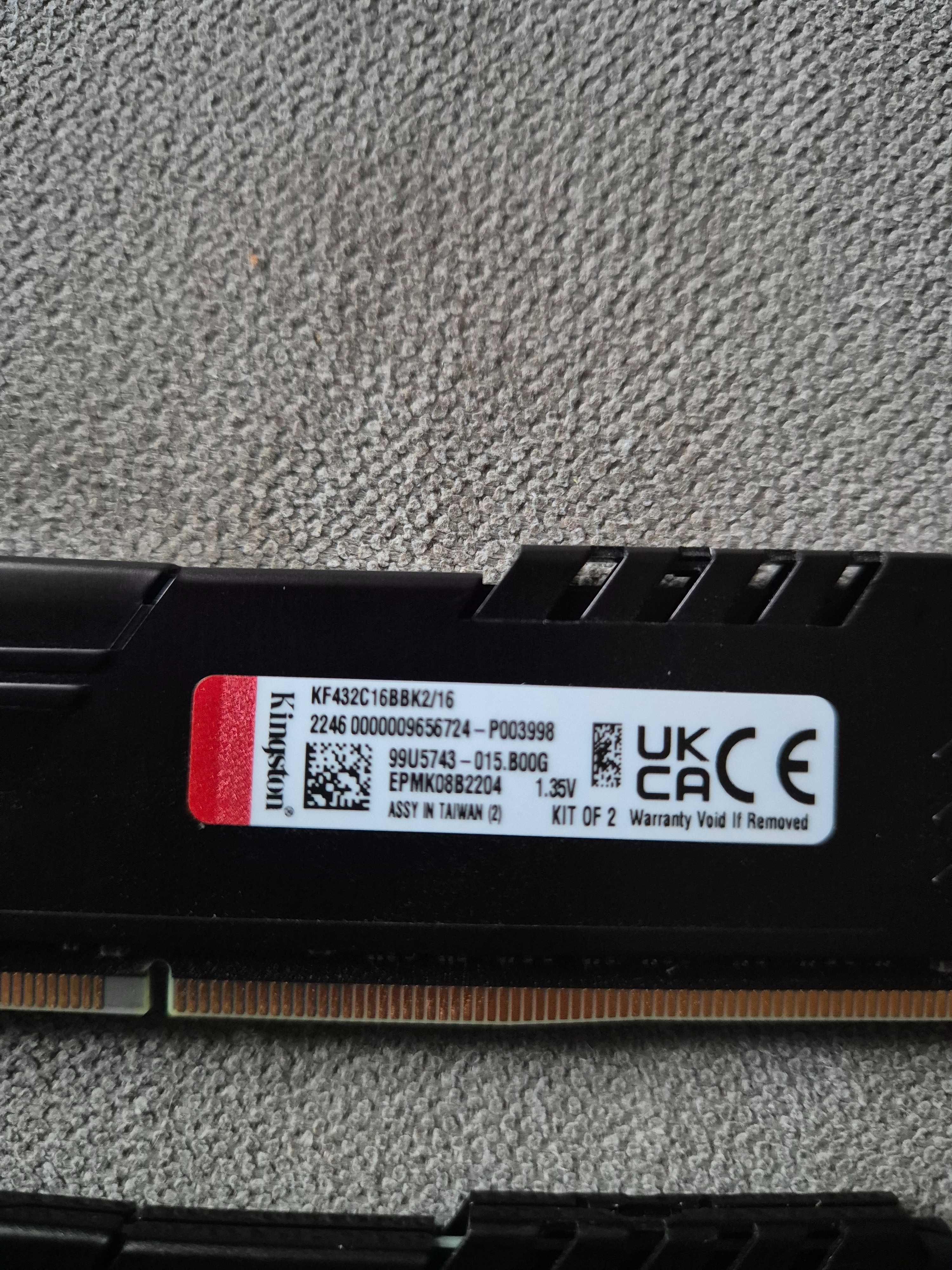 Kingston Fury Beast DDR4 8x2Gb Ram Kit 3200MHz