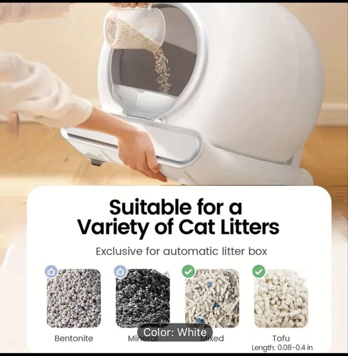 Самопочистваща се електронна тоалетна за котки