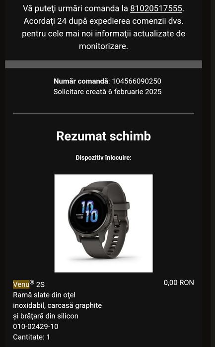 Garmin Venu 2S - aproape nou