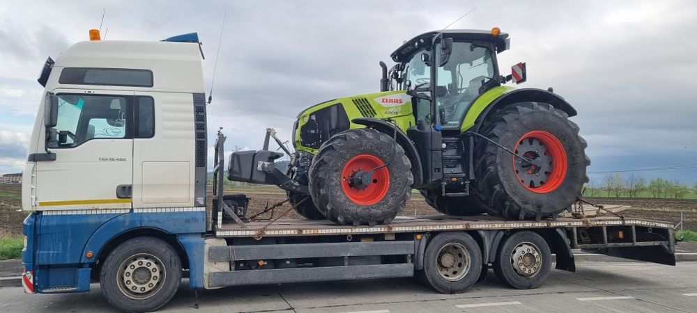 Transport utilaje agricole cu platforma