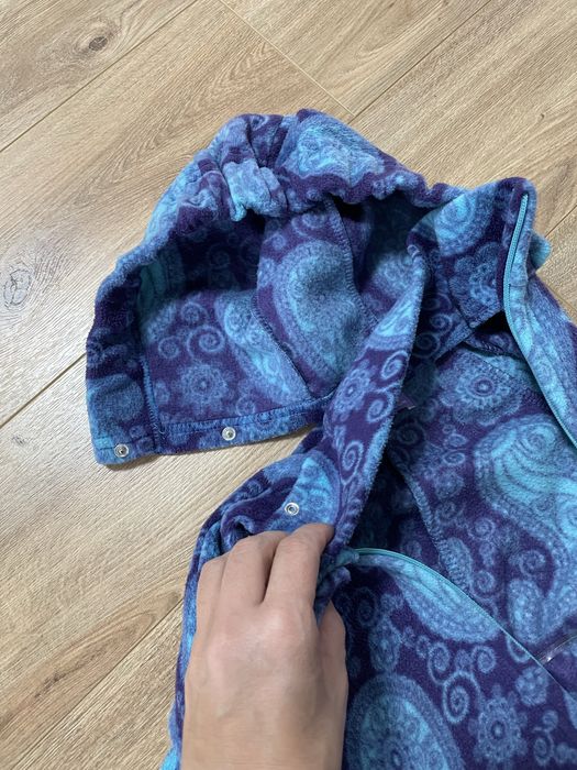 Поларен бебешки гащеризон, 9-12м