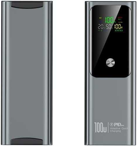 Power Bank 100W 20000mAh с дисплей – бързо зареждане, 3 порта, нов