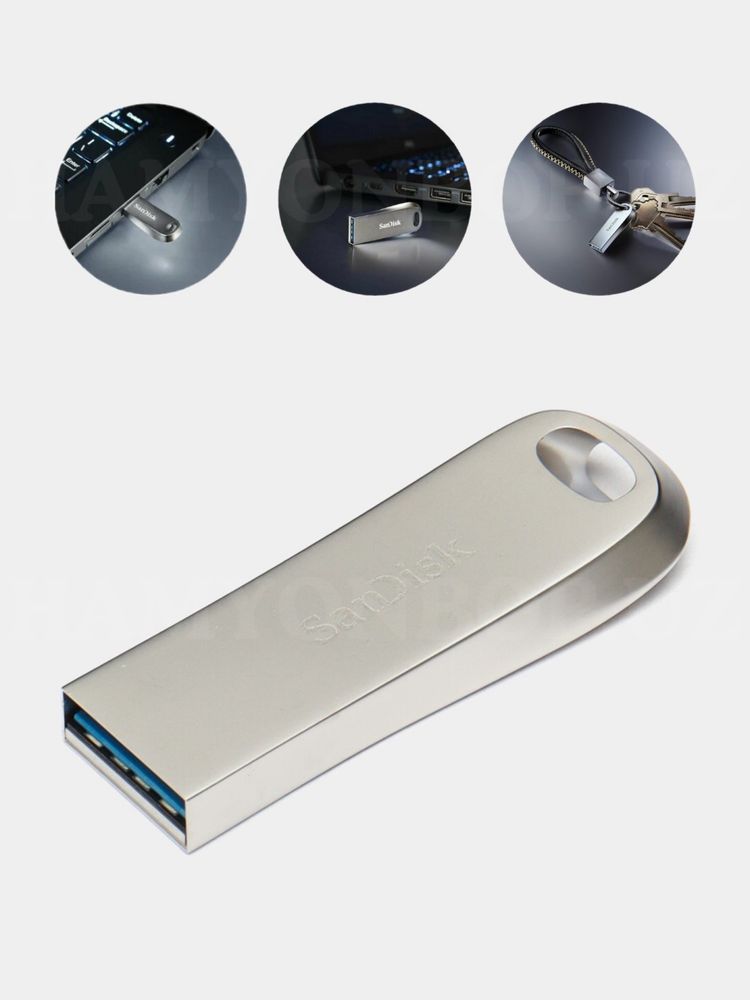 Флешка sandisk ultra luxe до128 GB usb 2.0 tel qling narxn kelishamiz