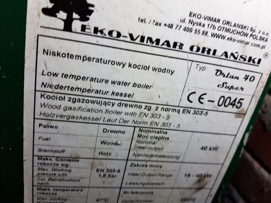 Centrala 40kwk cu gasefiere in stare de funcionar