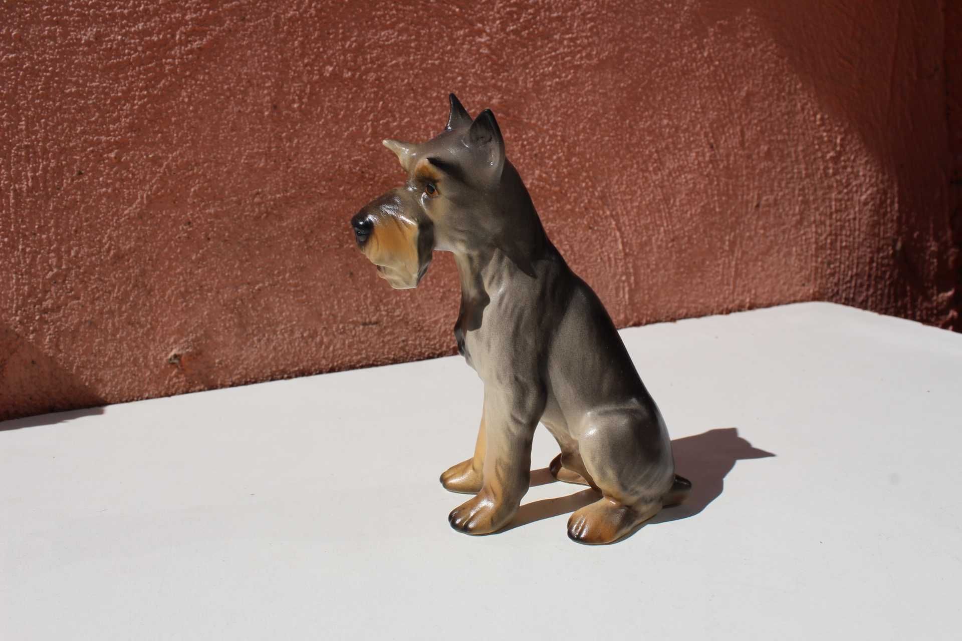 Caine portelan colectie caine Schnauzer, GOEBEL, Germania