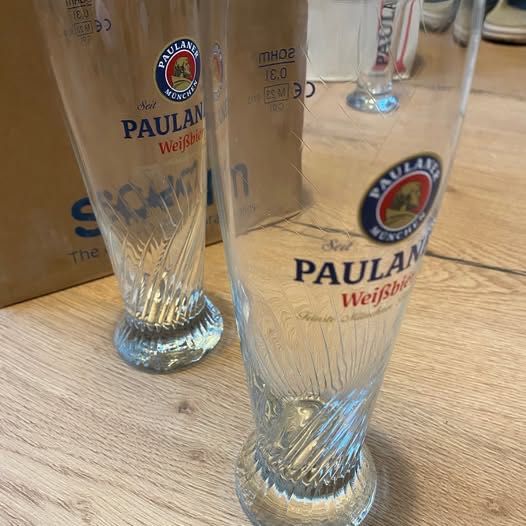 6 Халби за Вайс бира 0,3 л, оригинални Paulaner