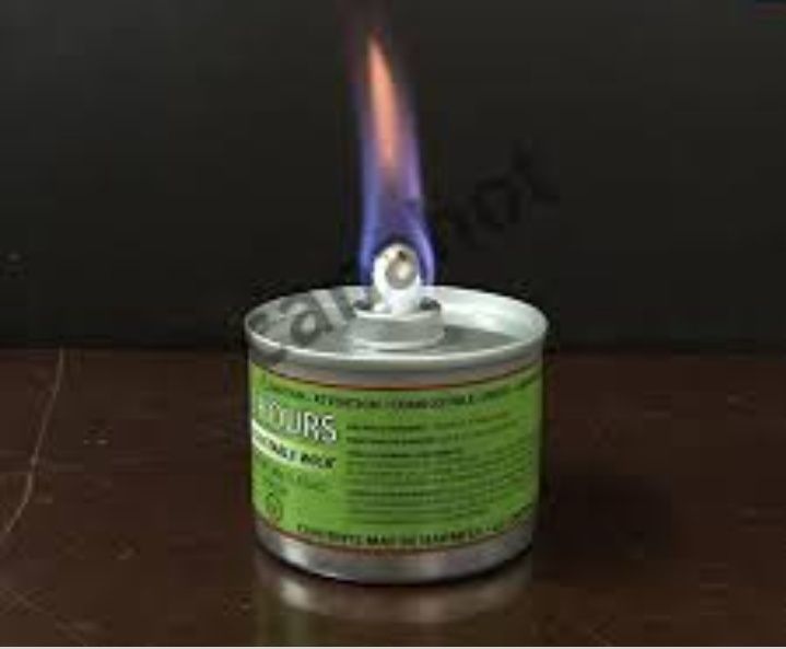 Сухой огонь  для разогрева еды