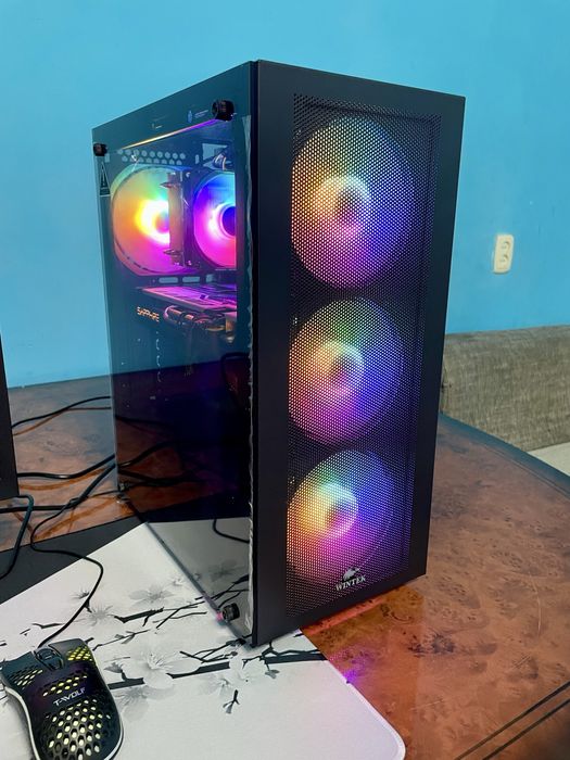 Процессор на i3-10100 Rx 580 8Gb Комплект, готовый для работы и учёбы