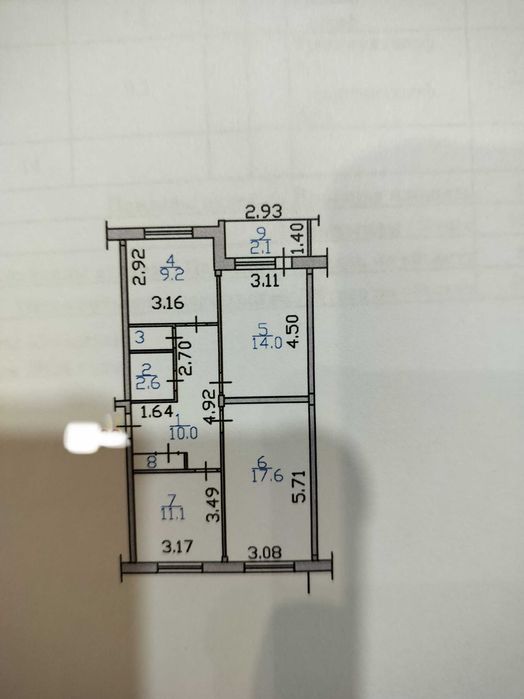 3х комнатная квартира район КШТ, Утепова,23